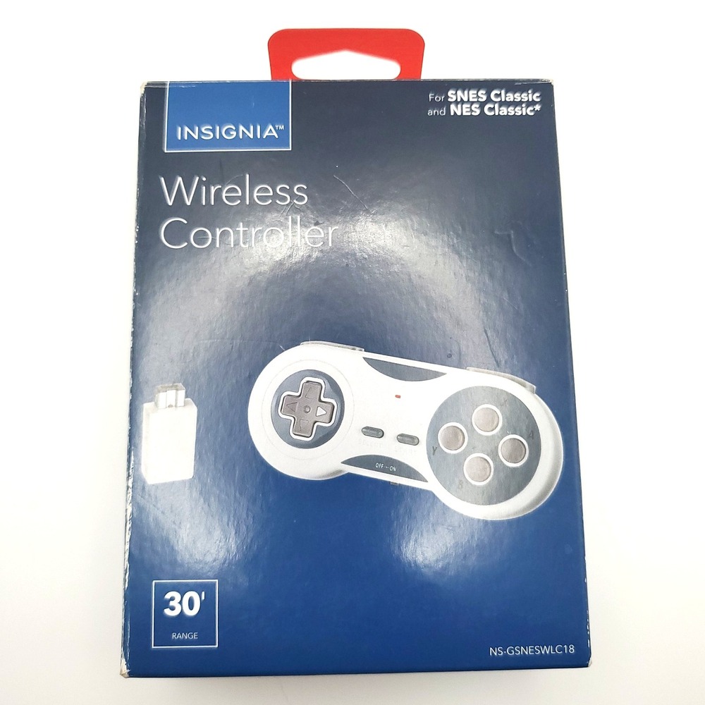 Insignia Wireless Controller SNES Classic NES Classic -NO DONGLE -NS-GSNESWLC18